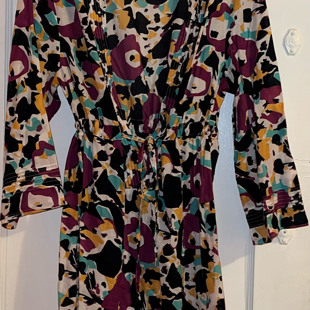 Banana Republic XL Tunic Top – Multicolor Abstract Print